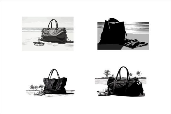 Beach Bag Graphics: A Crafts Asset for Modern Blogs