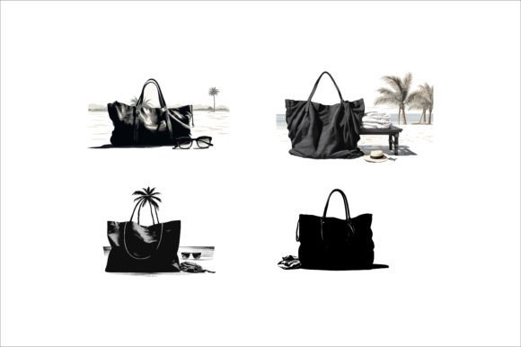 Beach Bag Silhouette: Top Graphics for Crafts