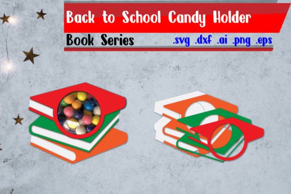 Book Candy Holder Graphics for Crafts