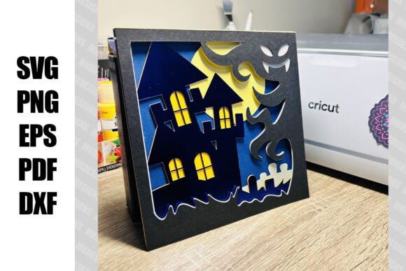 Halloween Castle SVG: Graphics for Crafts