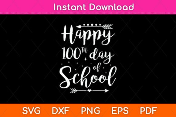 Happy 100th Day Graphics for Crafts & School