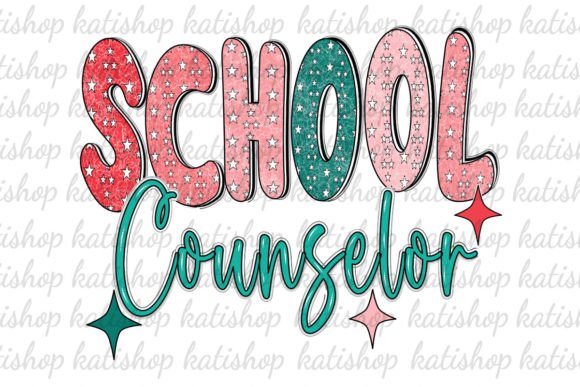 Pink School Counselor Star Sublimation: A Designer’s Take