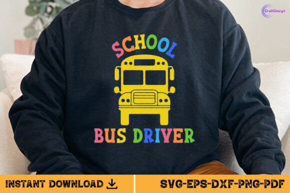 Retro School Bus Driver SVG: A Designer's Review