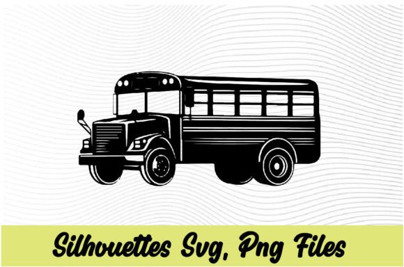 School Bus Silhouette PNG, SVG B2: A Designer's Review