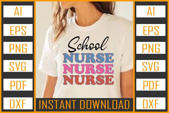 School Nurse PNG: A Designer's Take on Stitching This Vintage Look