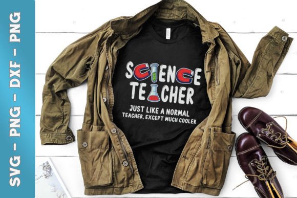 Science Teacher SVG for Crafts and Graphics