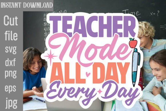Teacher Mode SVG: Fresh Graphics for Crafts & Blogs