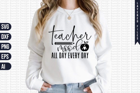Teacher Mood SVG: Graphics for Crafts & Blogs
