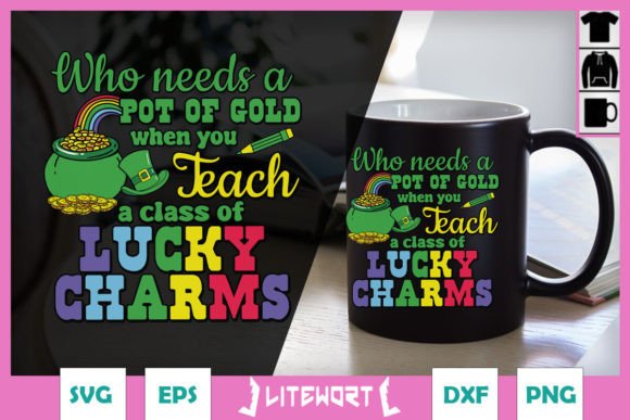 Teacher My Class Lucky Charms SVG for Crafts & Graphics