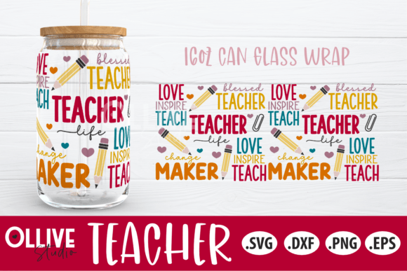 Teacher School Can Wrap: Graphics for Crafts