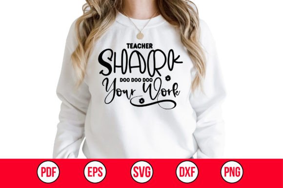 Teacher Shark SVG for Crafts & Graphics
